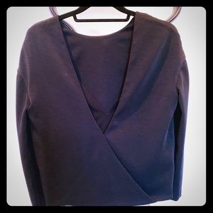 JBrand V-Back Blouse